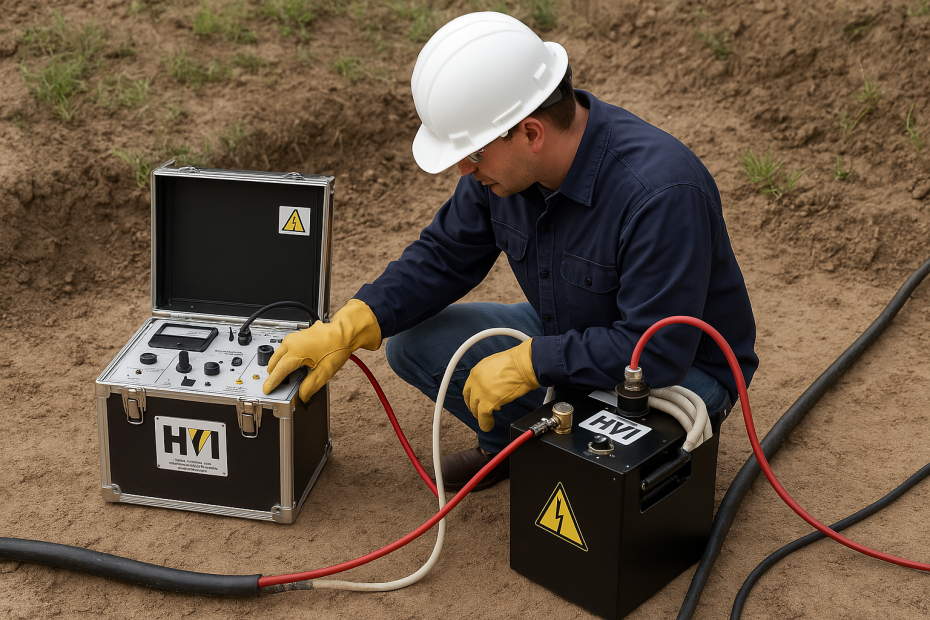 Las pruebas de aislamiento de alta tensión, también conocidas como pruebas Hipot (High Potential), son fundamentales para garantizar que los cables y equipos eléctricos sean seguros para su uso. Aplicamos una tensión mucho más alta que la operativa para verificar que no haya fallos o fugas. Estas pruebas son clave para detectar problemas de aislamiento que podrían resultar en fallos o riesgos de cortocircuitos en el futuro.
